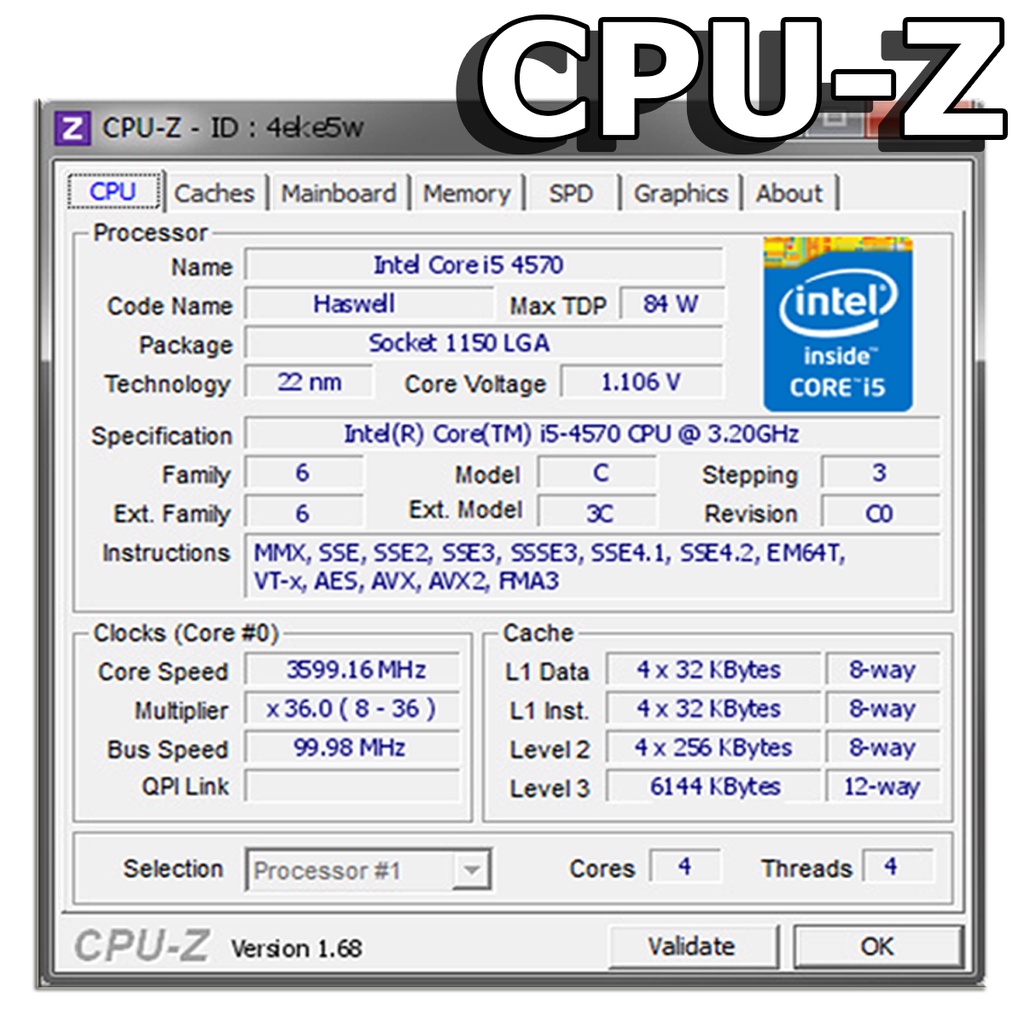 Processor Intel Core i5 4570 i5 4590 Socket 1150