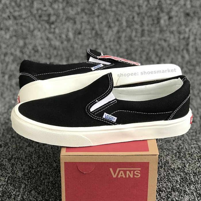 Sepatu Vans Slip On Og Black White