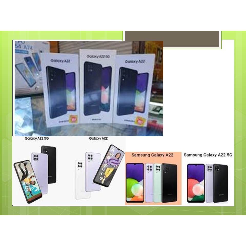 SAMSUNG A22 5G RAM 6GB ROM 128GB SAMSUNG GALAXY A22 5G 6 128GB BAGUS MURAH PROMO TERBARU