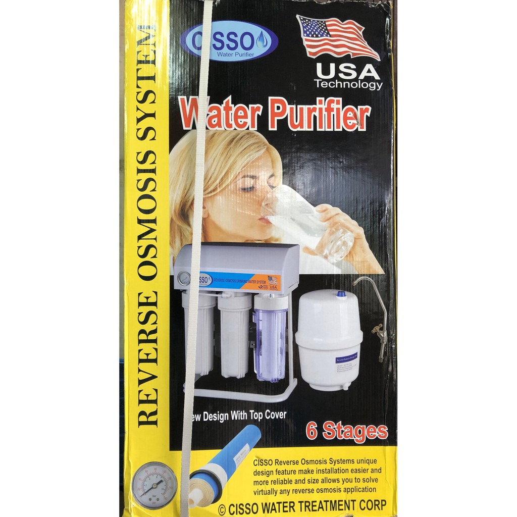 Paket mesin RO - Water Purifier Cisso 100 Gpd/ filter air minum