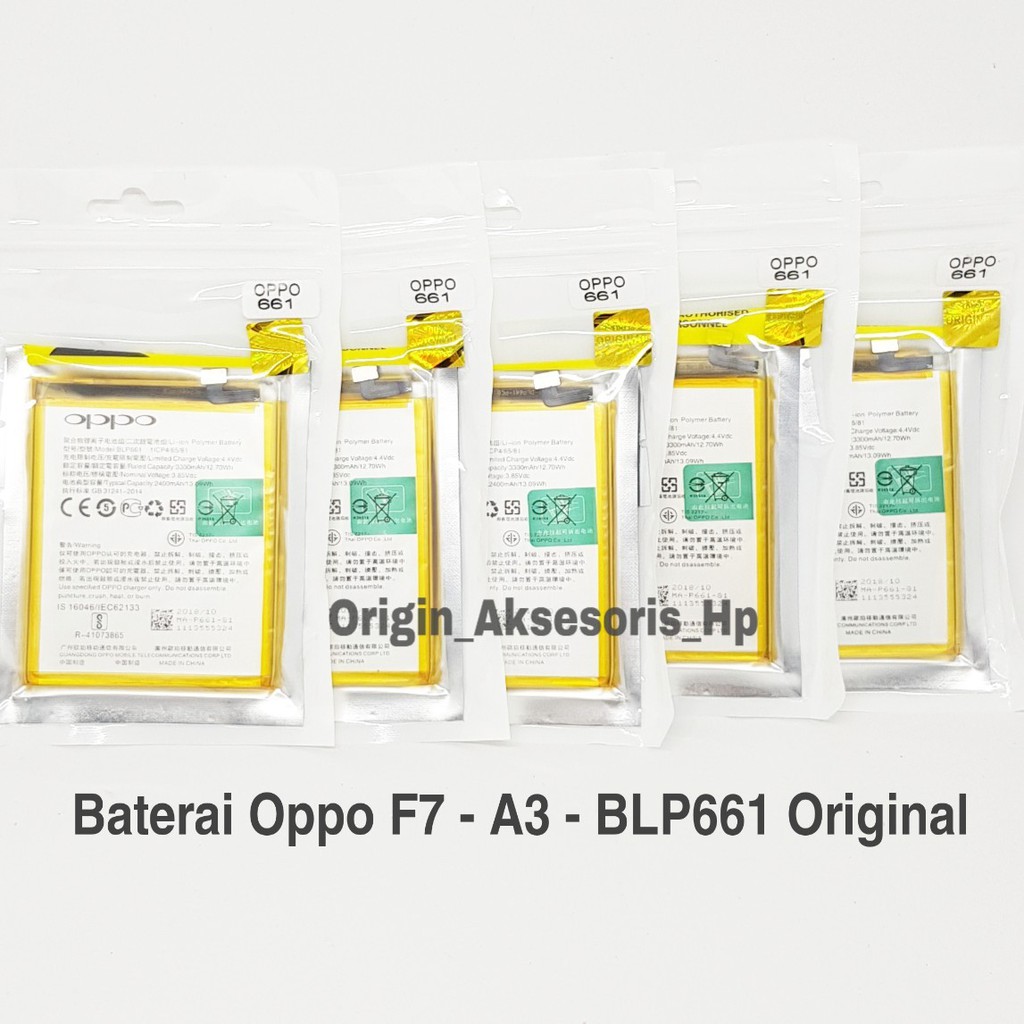 Baterai Oppo F7 A3 BLP661 Original Batre Hp Oppo BLP 661 dc88