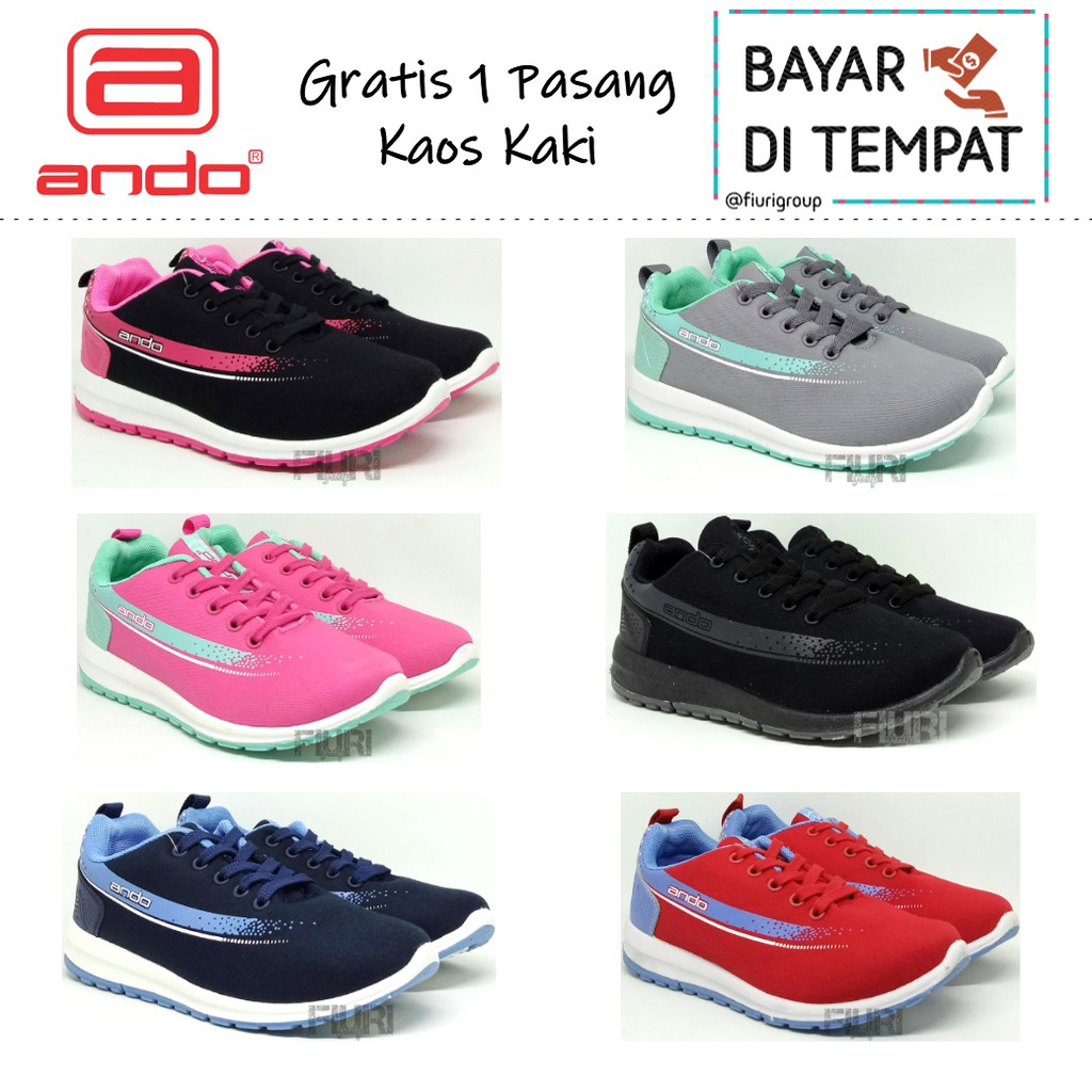 FIURI - ANDO ORIGINAL - ADELLINE 36-41 NAVY BIRU - SEPATU SNEAKERS SPORT KANVAS SOL KARET ANAK PEREMPUAN - SEPATU KETS FASHION TRENDY WANITA DEWASA - SEPATU OLAHRAGA LARI FITNES SENAM KERJA KULIAH BERTALI CEWEK MURAH PROMO DISKON BONUS KAOS KAKI