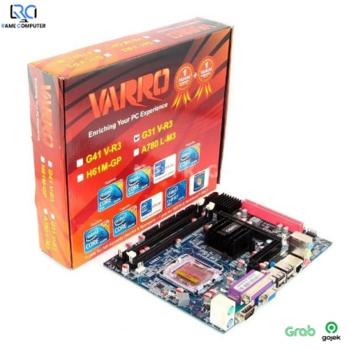 MOTHERBOARD G31 DDR2 775 VARRO GARANS1 2 Tahun