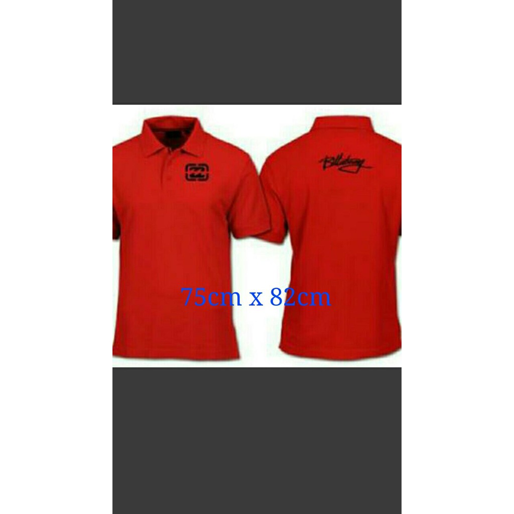 Unik Kaos Polo Shirt Kaos Kerah Big Size 3xl 4xl  Billabong Berkualitas