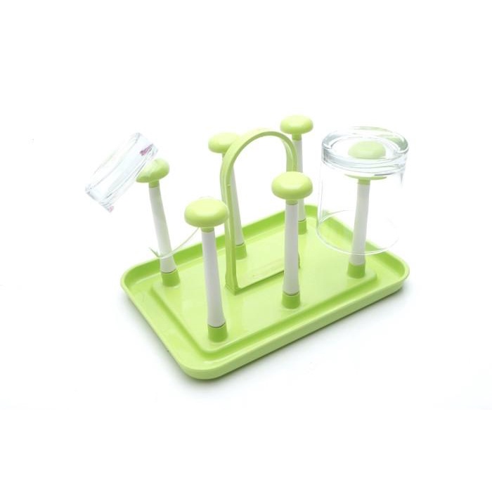 Rak Gelas / Rak Gantung / Gantungan Gelas / Gantungan gelas Hijau