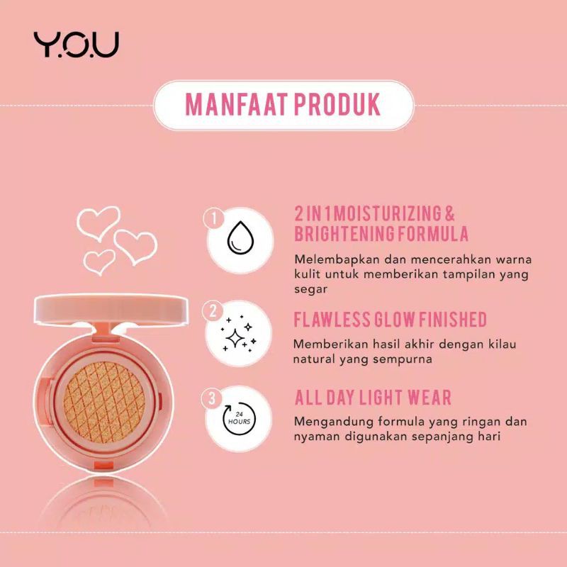 Kosmetik You The Simplicity Color Corrector CC Cushion