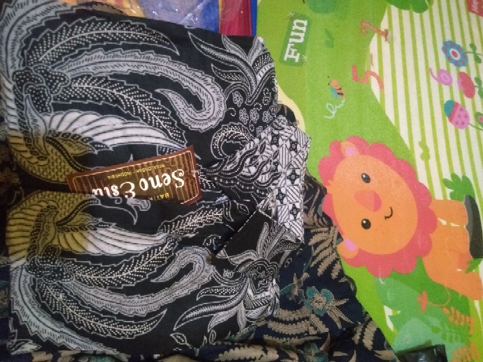 Baju Cople Annabel Pinguin Original Seno Estu - Baju Batik Cople -batik Cople Brukat Tille Mutiara