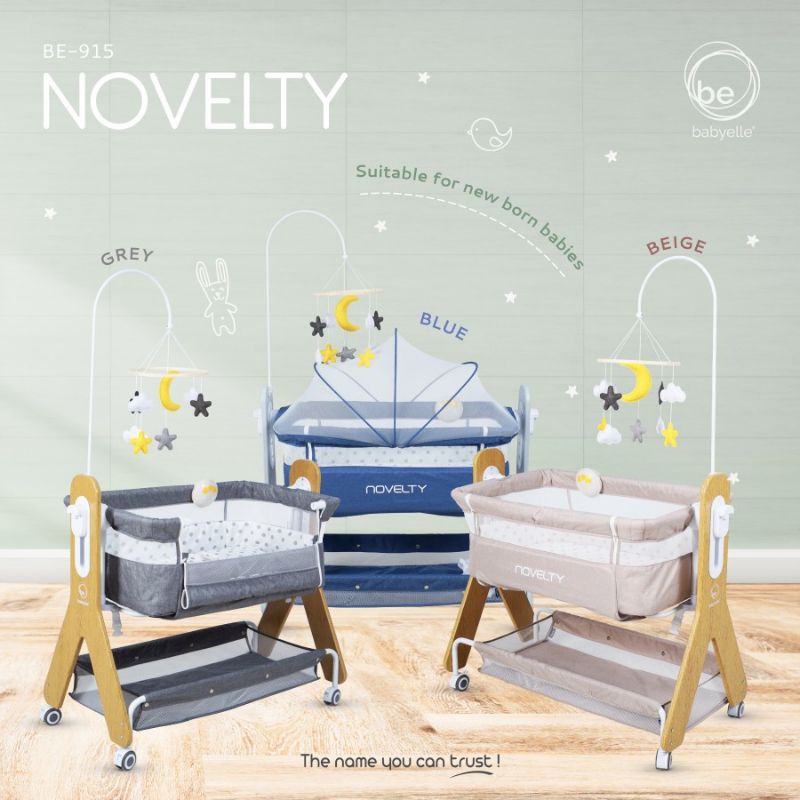 Babyelle NOVELTY BE 915 bed side box bayi sisi bisa turun ranjang ayun Baby Elle co sleeper ranjang 