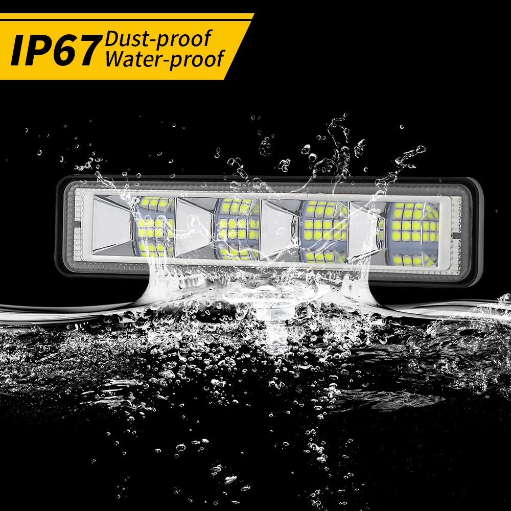 Motorcycle External Headlights 72W Car Work Light LED Bar 4x4 24 LED Working Bar Offroad SUV ATV Tractor Boat Trucks Excavator 12V 24V Led Combo Beam