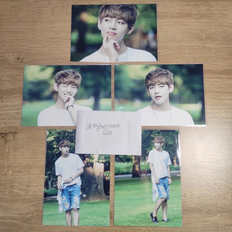 bts 2nd muster live photo 17520 taehyung v tae photocard pc