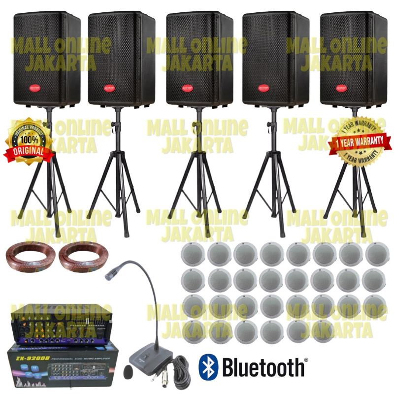 Paket sound system outdoor indoor baretone speaker plafon ceiling original