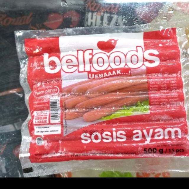 

Belfoods sosis ayam long 500gram (15pcs)