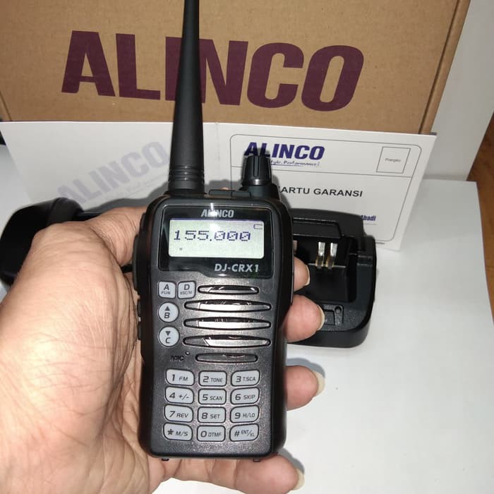 ALINCO CRX-1 handy talky -ht single band vhf ori bergaransi