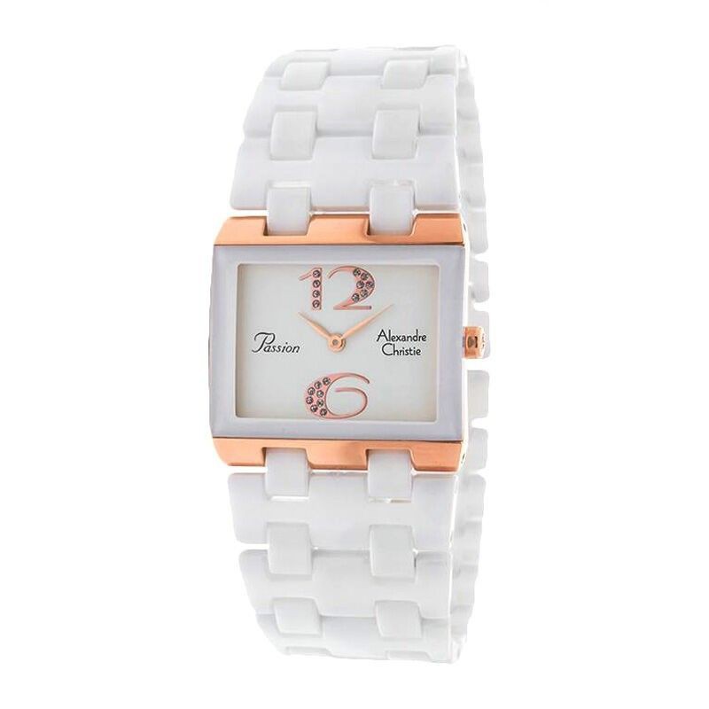 JAM TANGAN WANITA ALEXANDRE CHRISTIE AC 2881 / AC2881 PASSION CERAMIC ORIGINAL