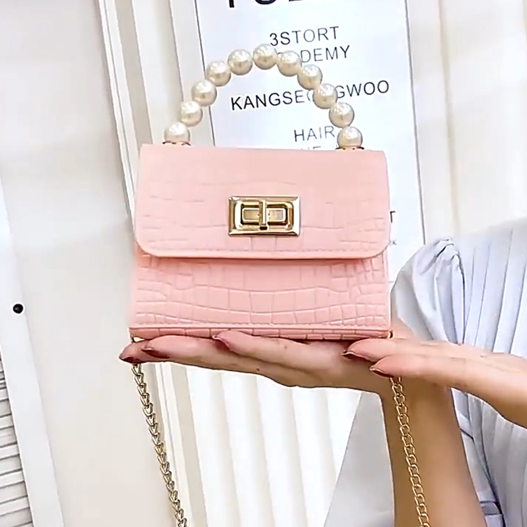 Slingbag Handbag Mini Jelly Korea Paket Bundling Glamorous Style TAS SELEMPANG WANITA ELLOSOBAG KODE (ET04)