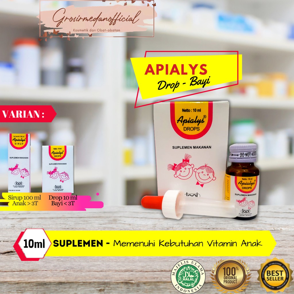 COD - APIALYS DROP - SUPLEMEN MAKANAN - VITAMIN UNTUK BAYI SEHAT