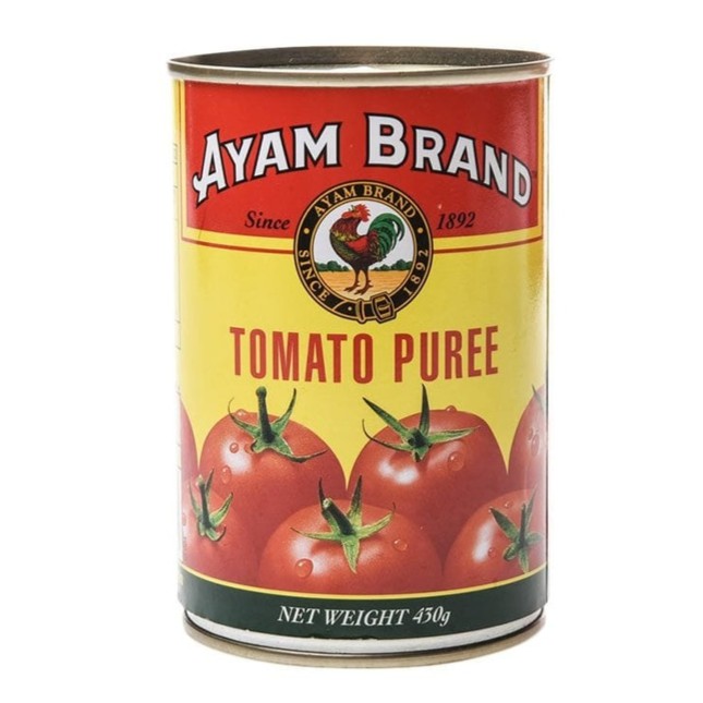 

Tomato Puree 430gr x 3 kaleng Paket Ekonomis AYAM BRAND
