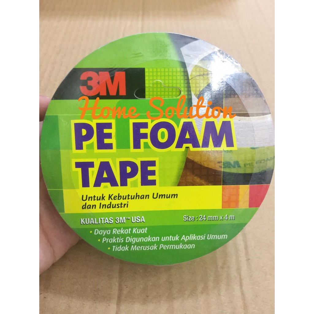 

3M 1600 T PE FOAM 1” 24MM X 4M DOUBLE TAPE FOAM BUSA