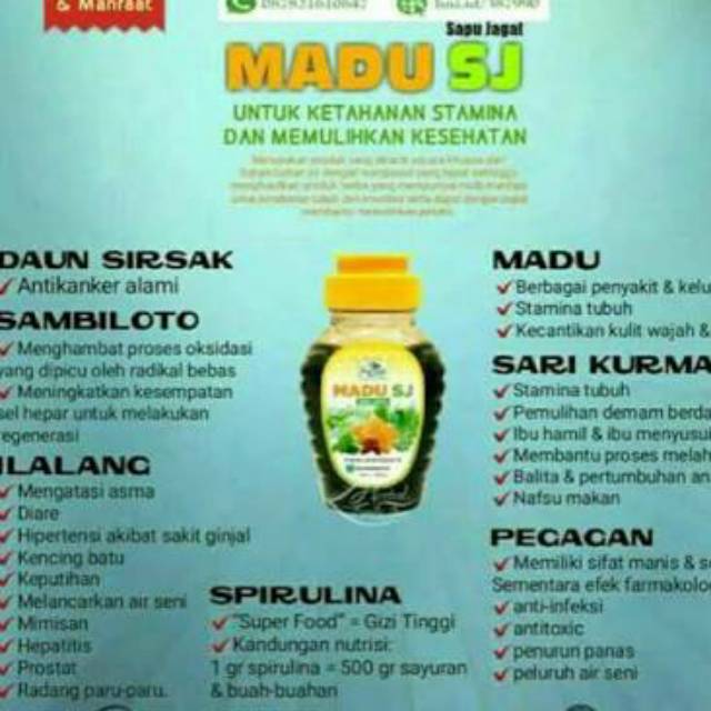 

Madu sapu jagat