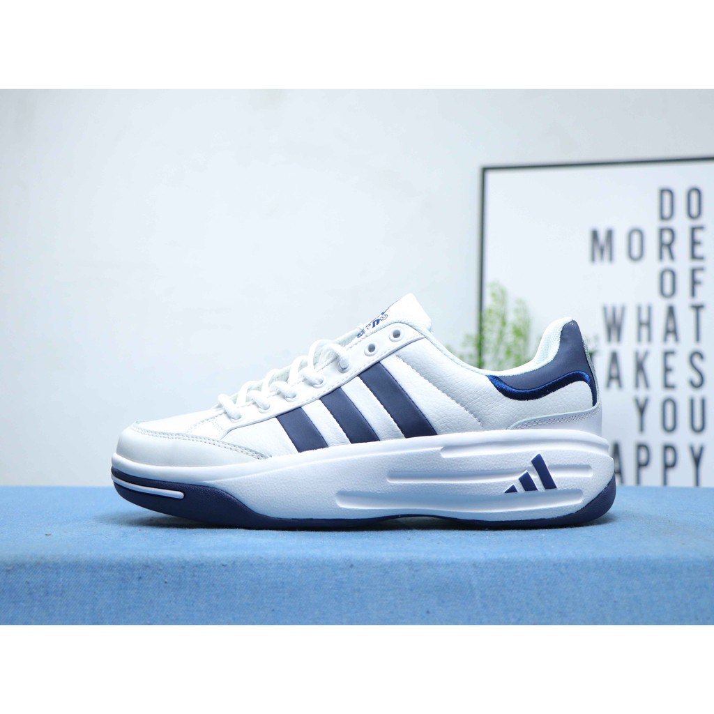 Original Adidas Basketball Men Shoes Leather Vamp Retro Sports