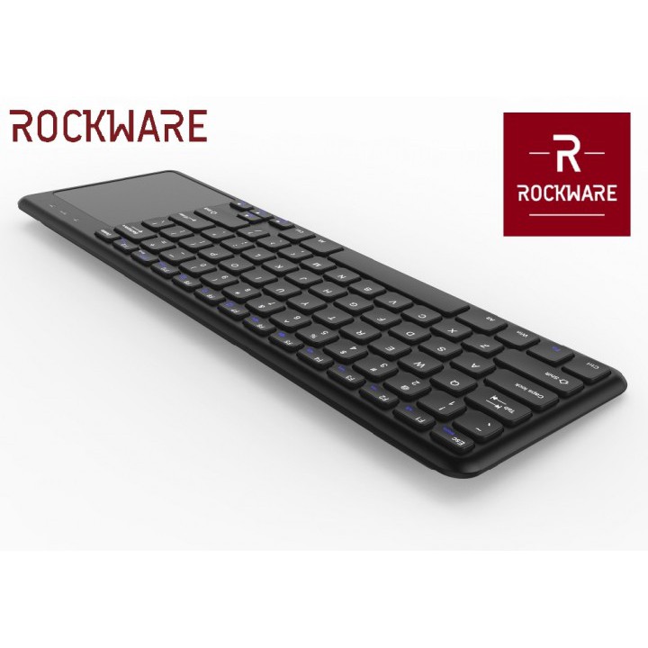 ROCKWARE RW-T5 - 2.4G Wireless Keyboard with Touchpad  - Slim Design