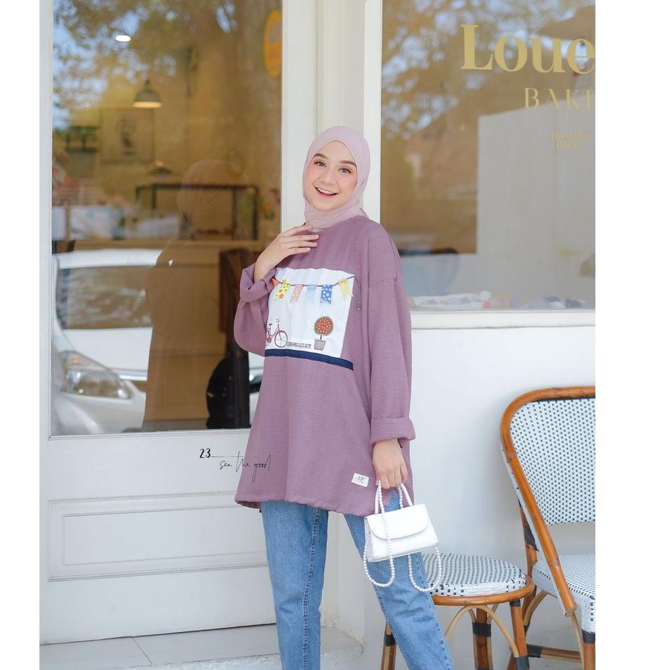 Terbaik.. WS atasan wanita tunik Vespa jaman dulu klasik bahan katun premium/Kaos fit to XL jumbo/To