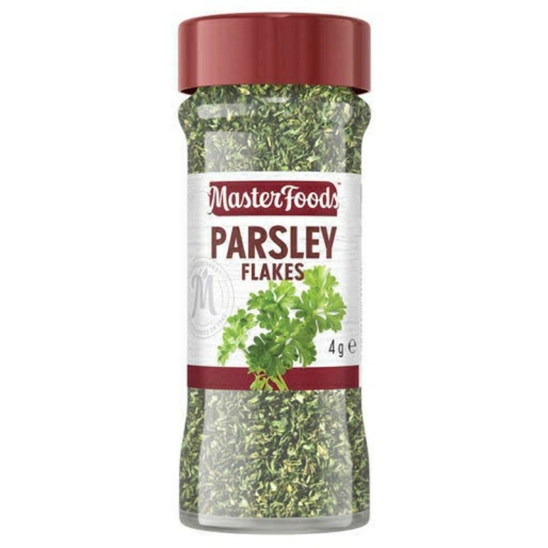 

Masterfoods Parsley Flakes BUBUK PETERSELI DAUN SUP 4 GR !!