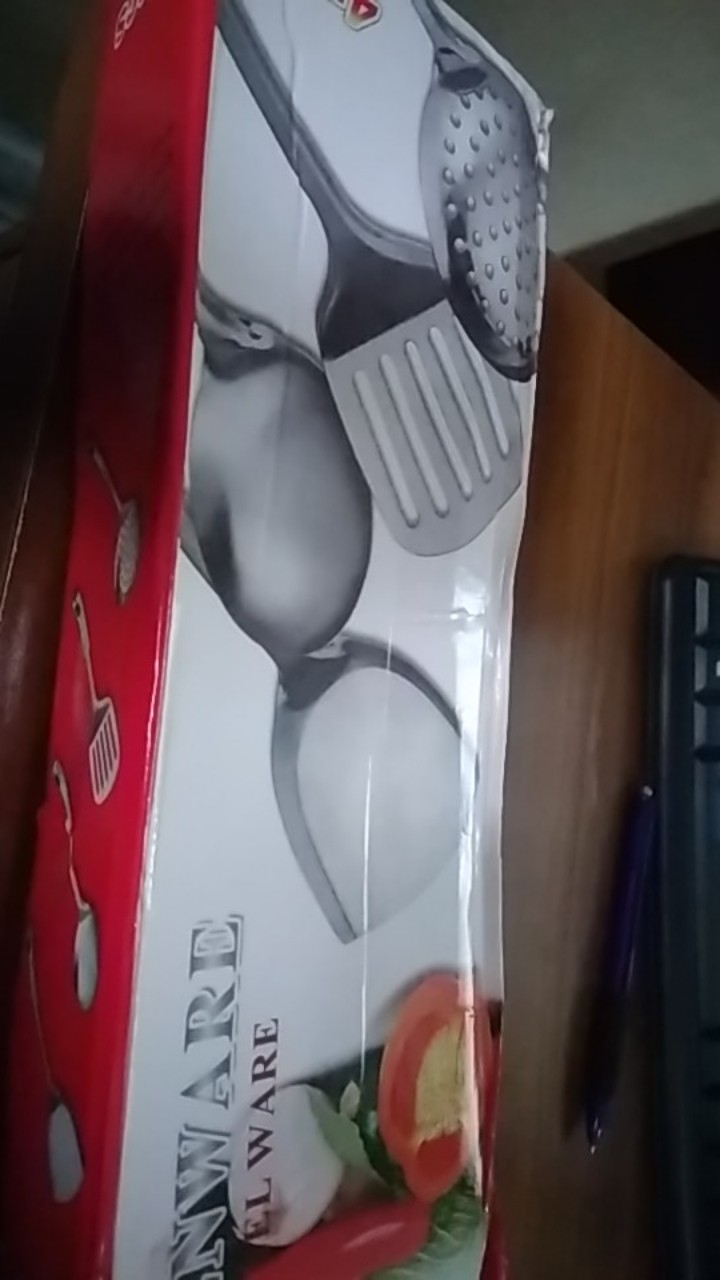 Lt- [400gr] Kitchenware Spatula Stainless Isi 7 Pc Sutil Set Sodet Alat Masak