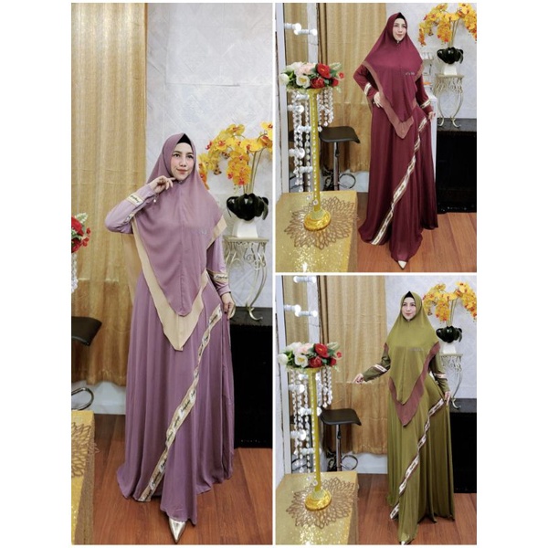 TERBARUALMAYRA SET SYARI~GAMIS SYARI CERUTY~MATTCERUTY BABYDOLL MIX JERSEY~GAMIS SYARI ORIGINAL BY A