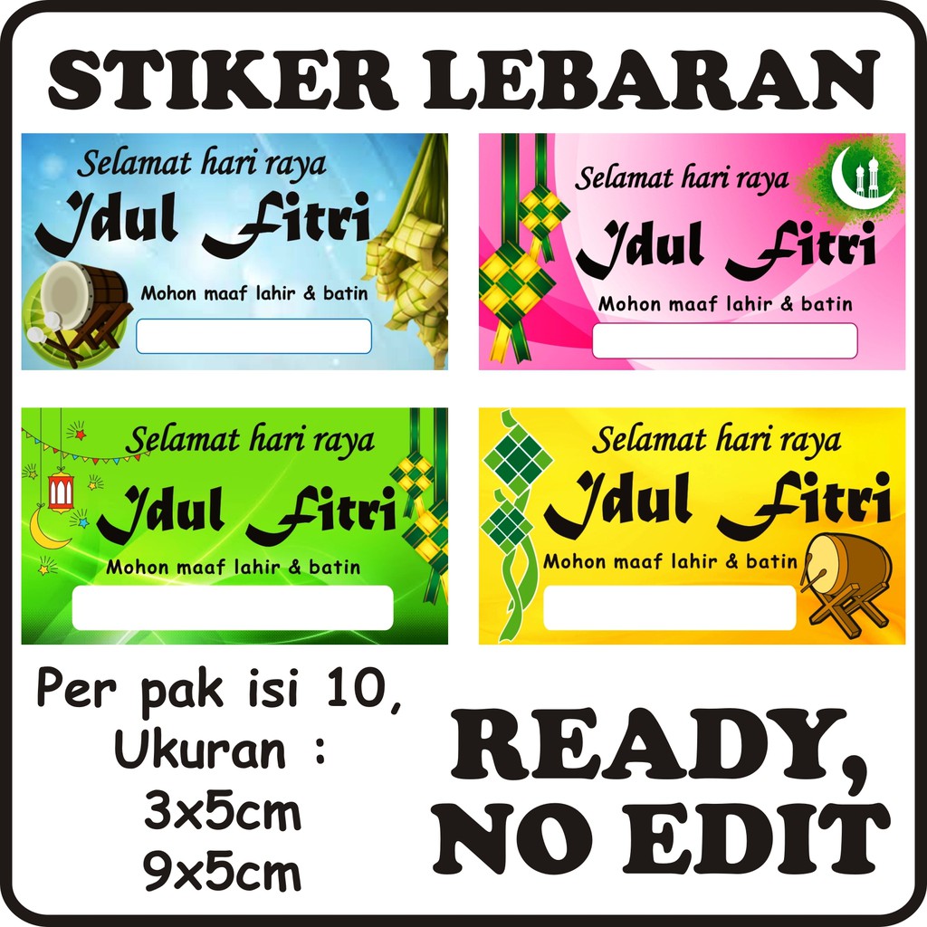 

READY Stiker lebaran ISI 10 | Stiker Idul Fitri | Stiker Parcel | Stiker Hamper | Stiker Bingkisan