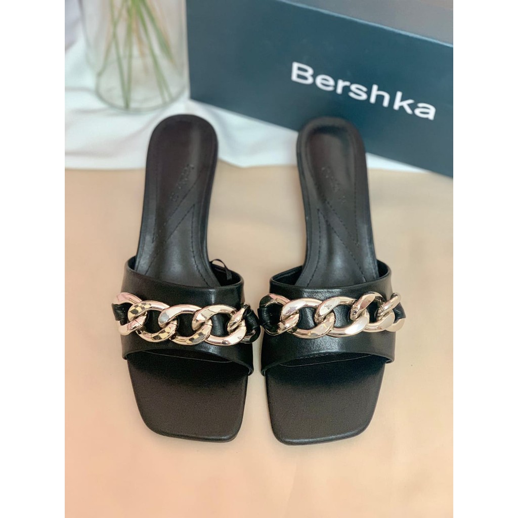 [7.7 Boombastis Sale⚡] - SANDAL WANITA BKS001 HIGH HEEL SANDALS CHAIN PREMIUM IMPORT