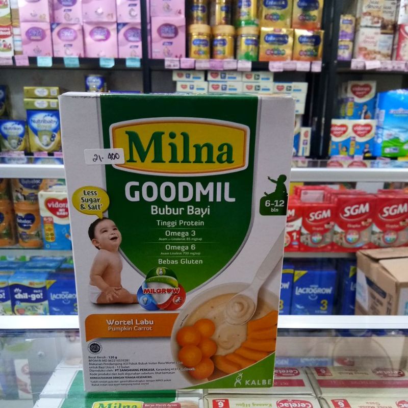 MILNA GOODMIL BUBUR BAYI 6-12 120G