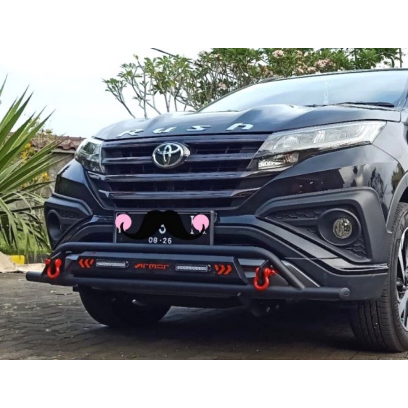 Tanduk depan front bumper guard all new Rush/Terios/Rush GR 2018-2025 rhino