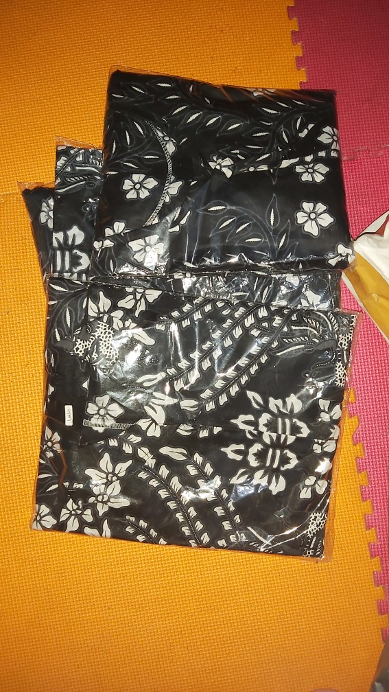 Baju Batik Couple Keluarga Gamis Busui Motif Manuk Tarung Batik Keluarga Seragam