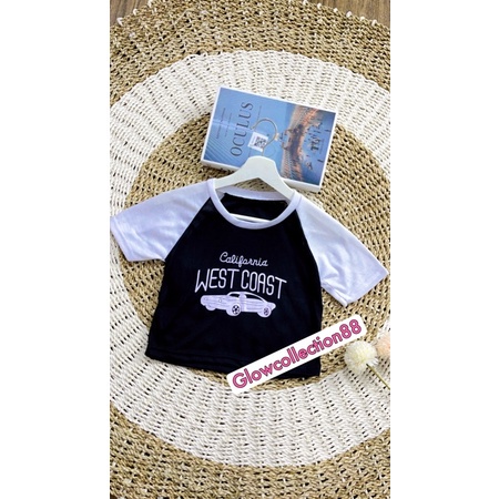 BEFAST - ZGW OOTD Kaos Crop TYA / Crop Top West Cost (LD 88, P 40) / Kaos Crop Lengan Pendek / Tshirt Kekiniaan Remaja Wanita / Trendy / Kaos Crop Keluaran Terbaru / OOTD Ala Wanita Korean Style