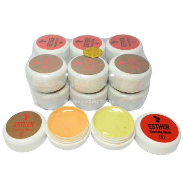 Cream Esther Bleaching AB Original Pot Putih