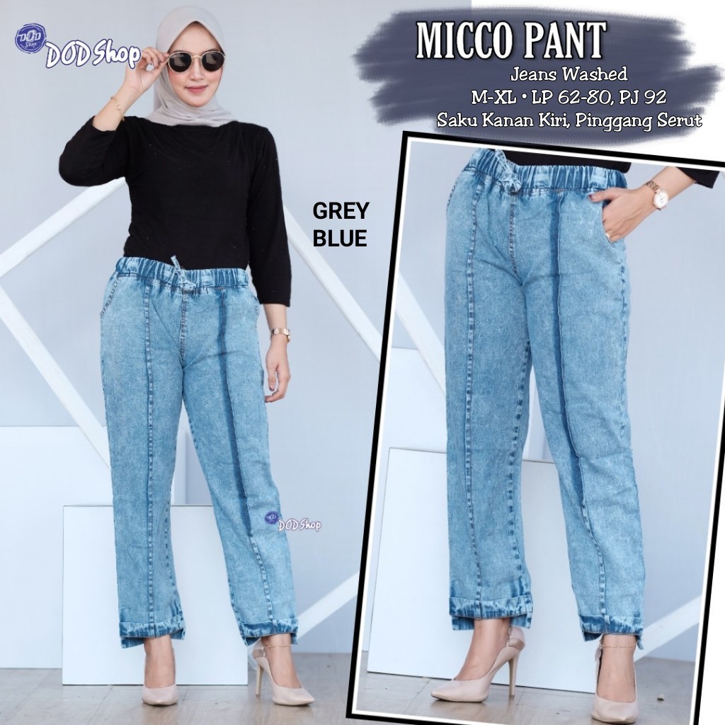 MICCO PANTS BAGGY JEANS DIQA BR