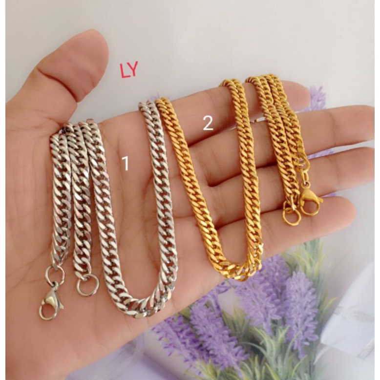 Kalung titanium pria super jumbo
