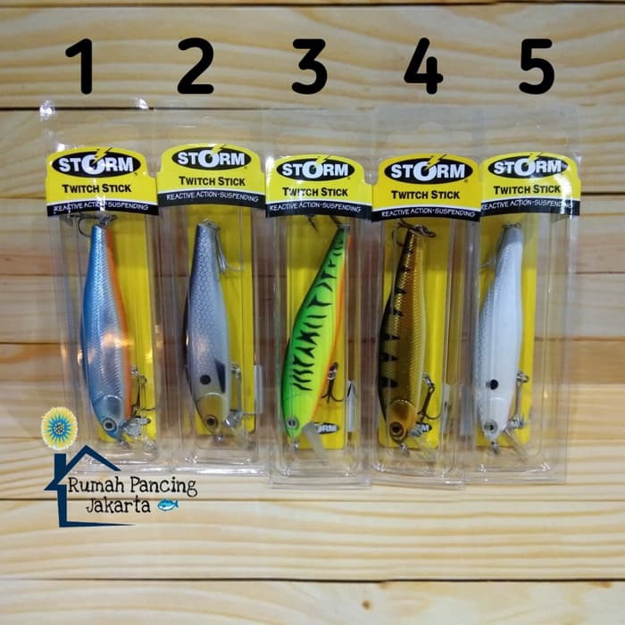 Lure Umpan Storm Twitch Stick Minnow TWS 10 Terbaru