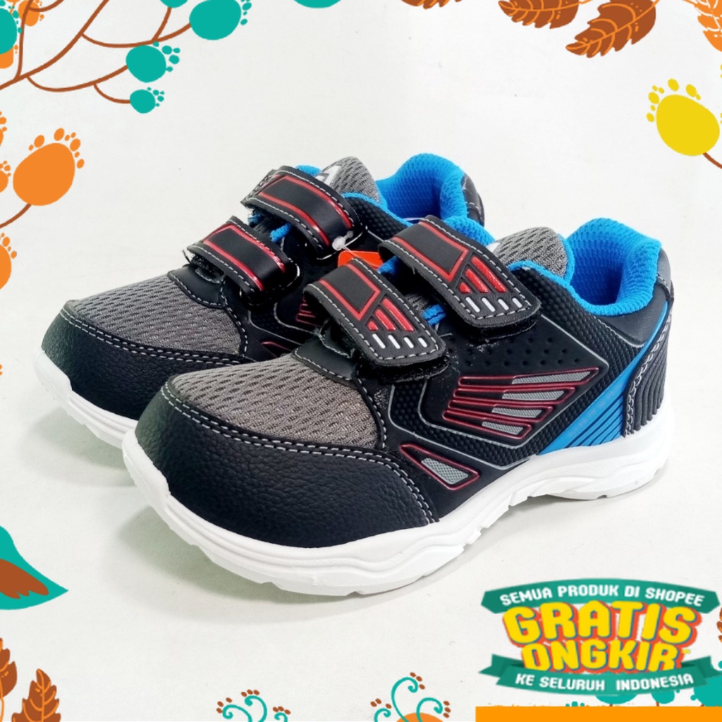 Fashionshow BEsar kecil sekolah polos all black full white / Pro Altto MORGAN Sepatu Anak TK SD Size