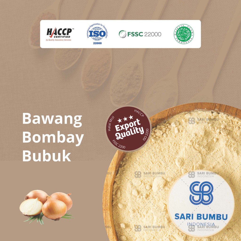 

BUMBU DAPUR - BAWANG BOMBAY BUBUK (ONION POWDER)