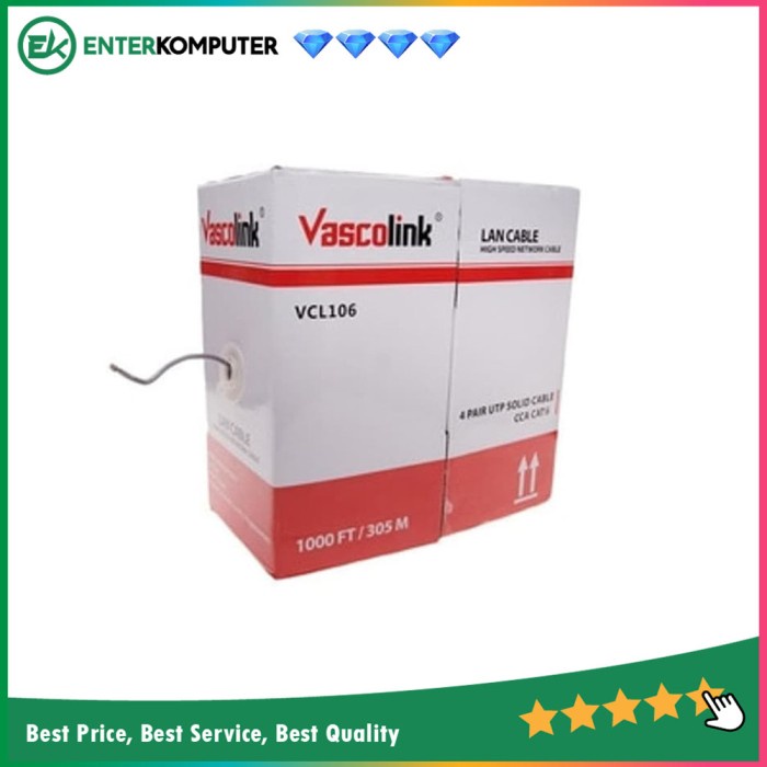 Networking Vascolink Cable UTP Cat.6 305 Meter - VCL-106