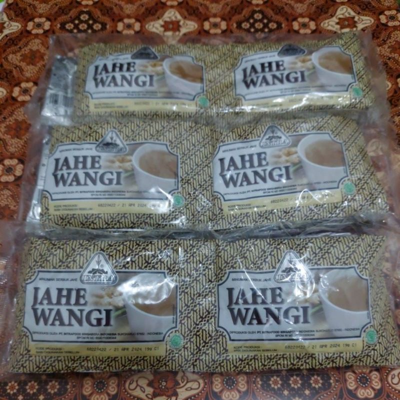 

Minuman Serbuk Jahe Wangi Intra 1 Renteng Isi 10