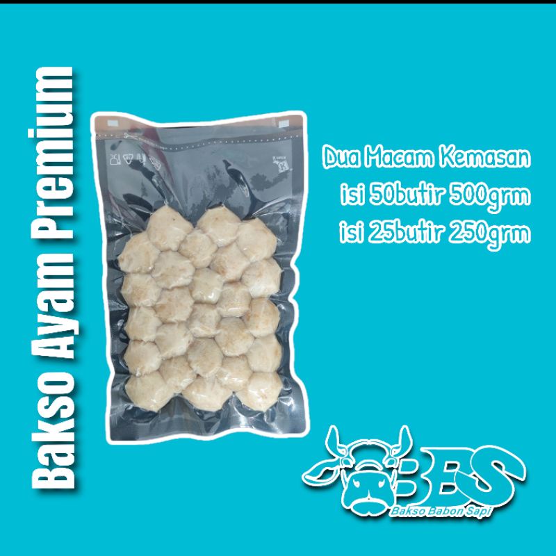 

Bakso ayam premium