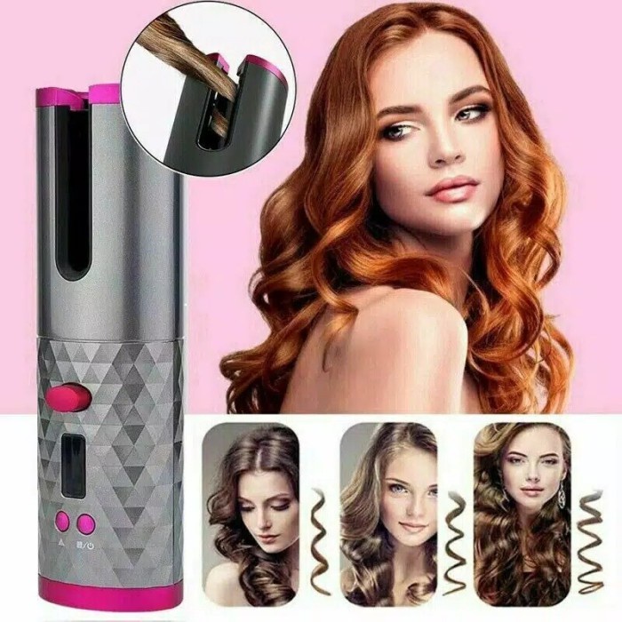 BAROKAH GAMIS Flawless Magic Roller Portable Curling Iron Catok Rambut Otomatis ORI