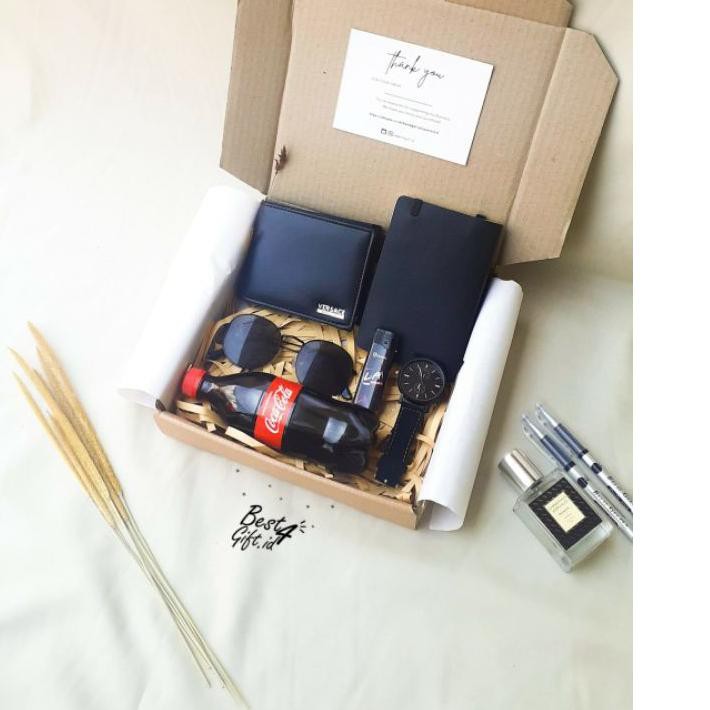 

PROMO BESAR (cvu-491) Gift Box, Snack Box, Hampers box For Men / hadiah untuk cowok Free Request Gif