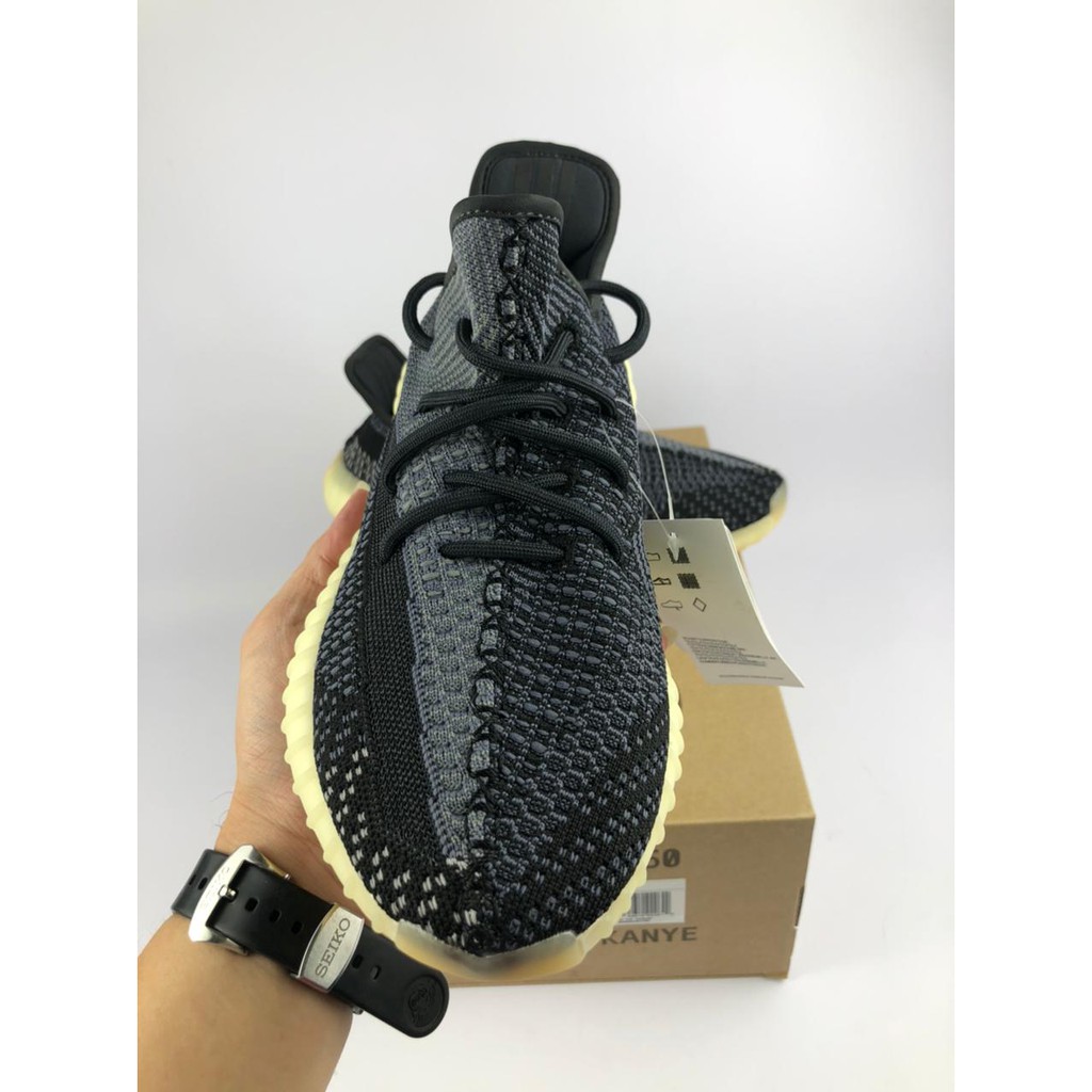 Yezzy 350 V2 Asriel/Carbon Pk, 100% Guaranteed Real Pic. Made in China.