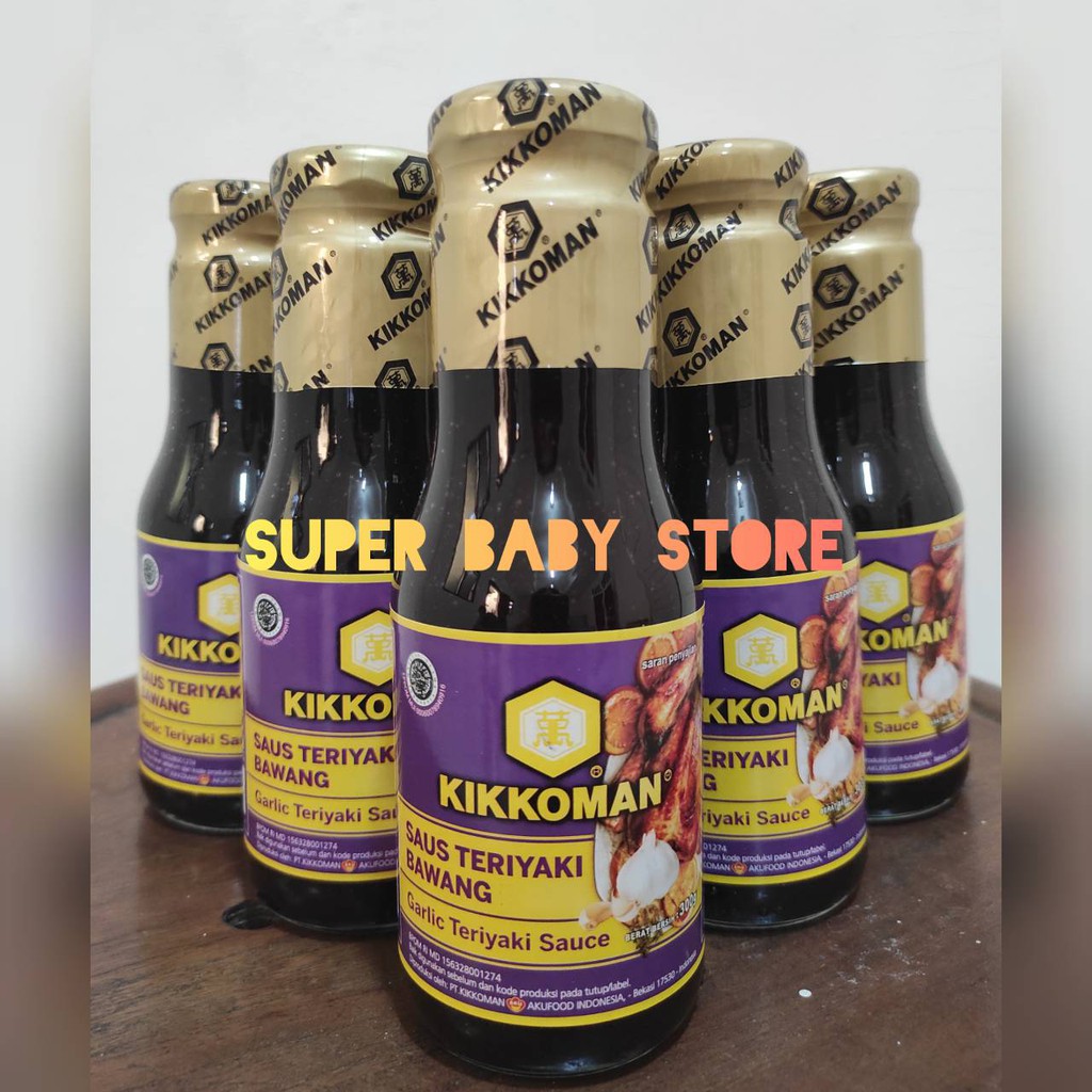 

Kikkoman Garlic Teriyaki Sauce - Saus Teriyaki Bawang 300 gr HALAL