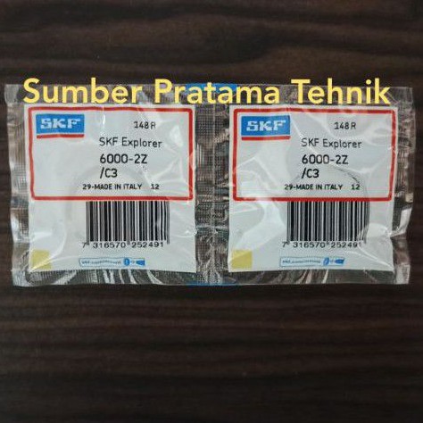 Ball bearing 6000-2Z/C3 SKF