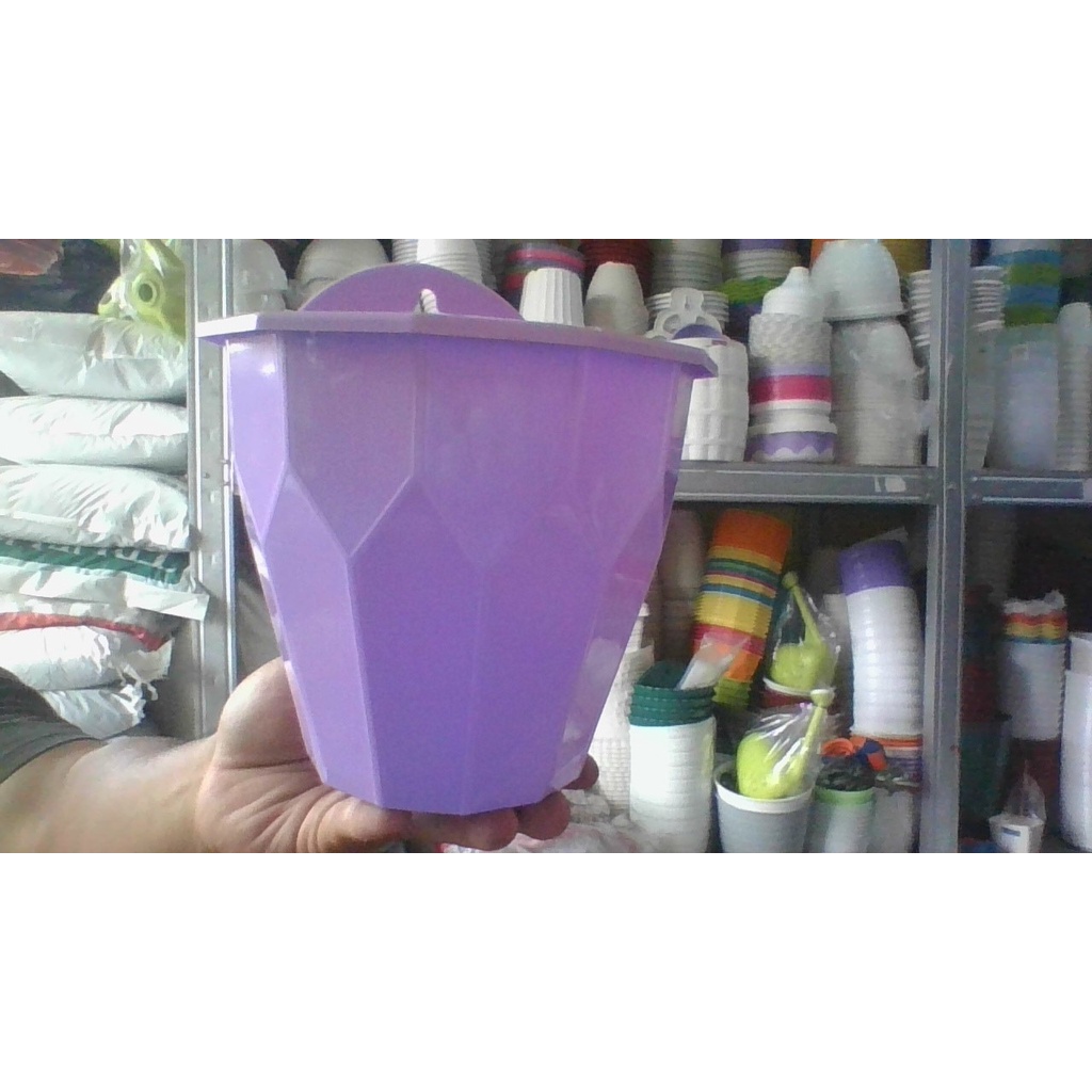 POT TEMPEL DINDING NKT DIAMOND CANTIK 2404 UNGU